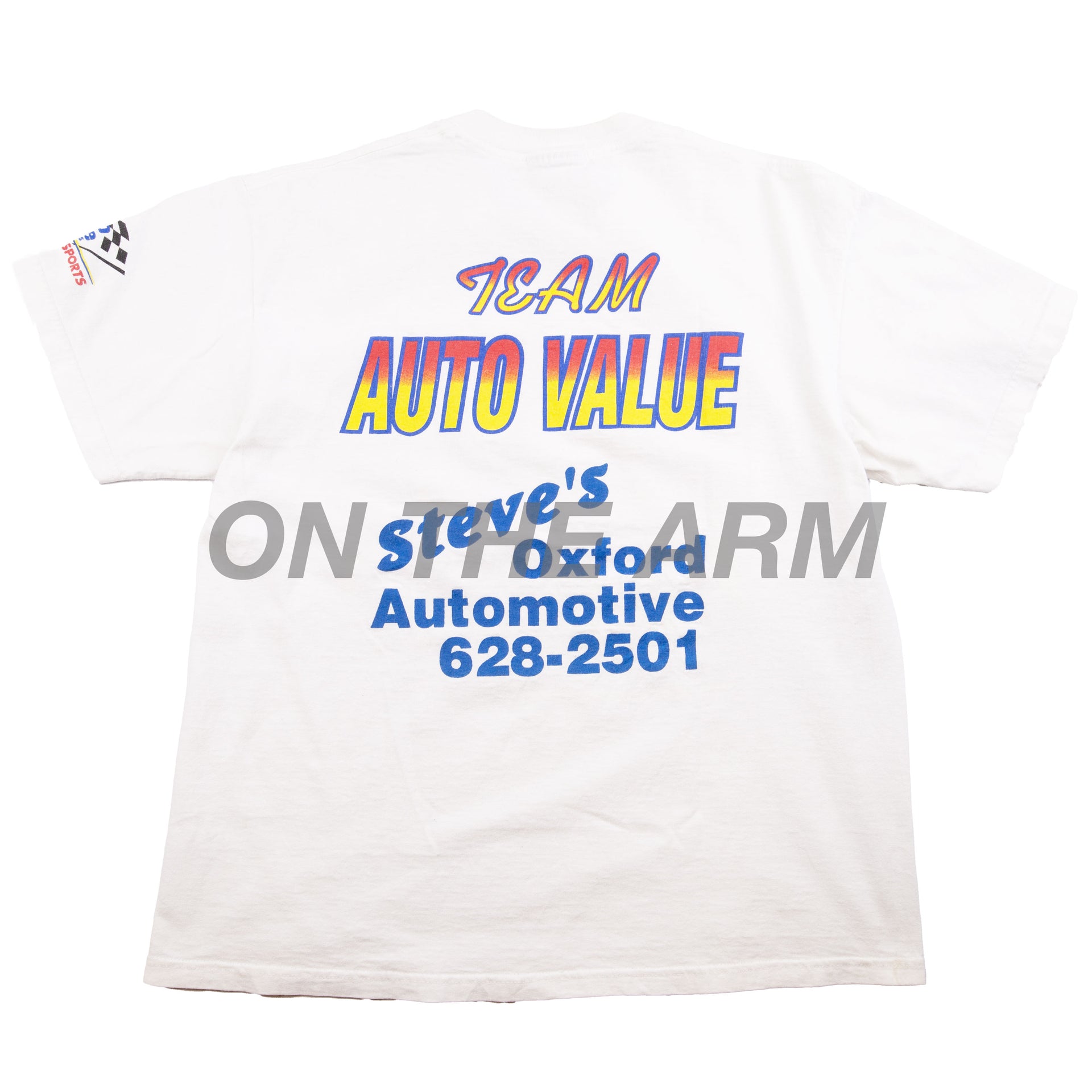 Vintage White Auto Value Racing Tee (2000's)