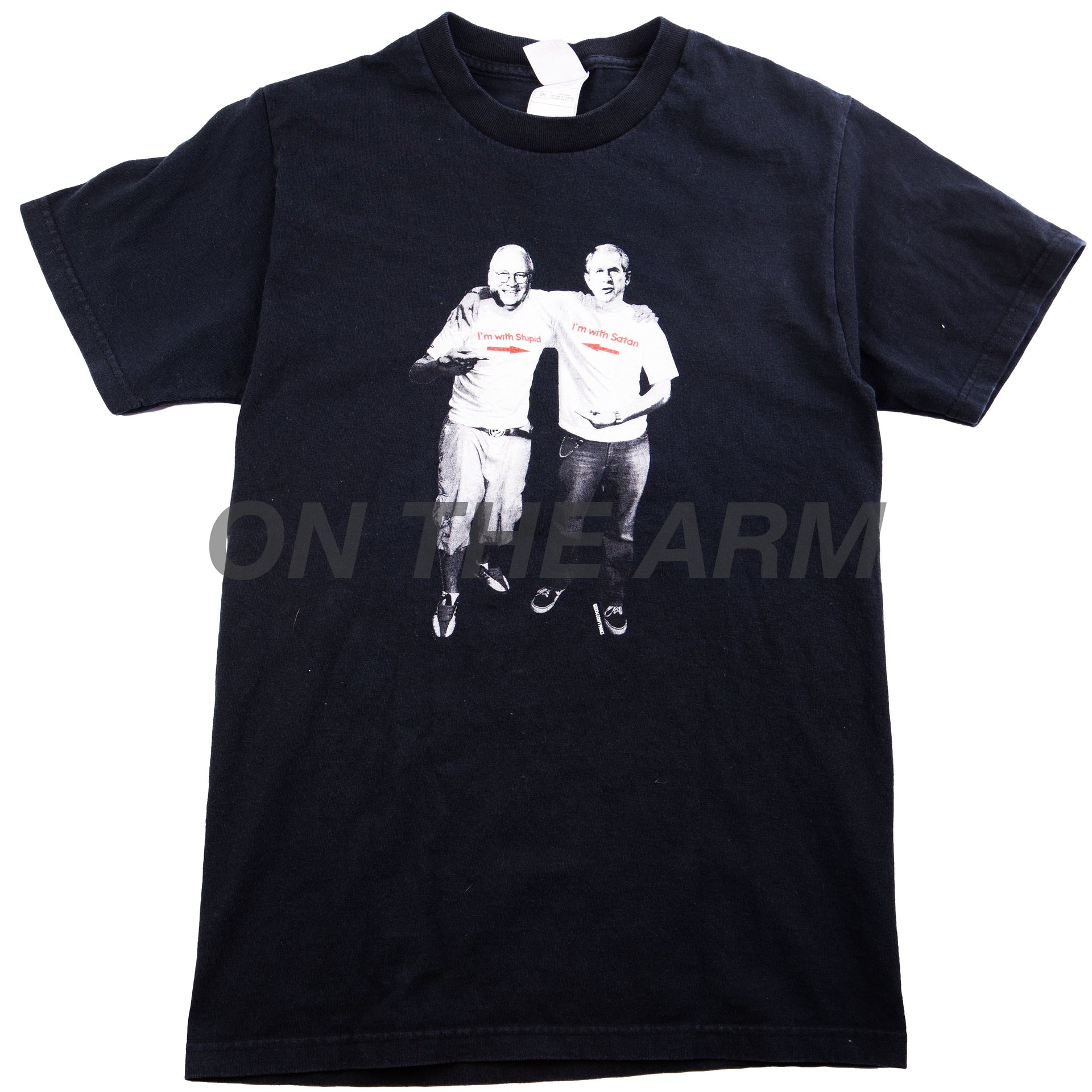 Vintage Black I'm With Stupid Tee (2004)