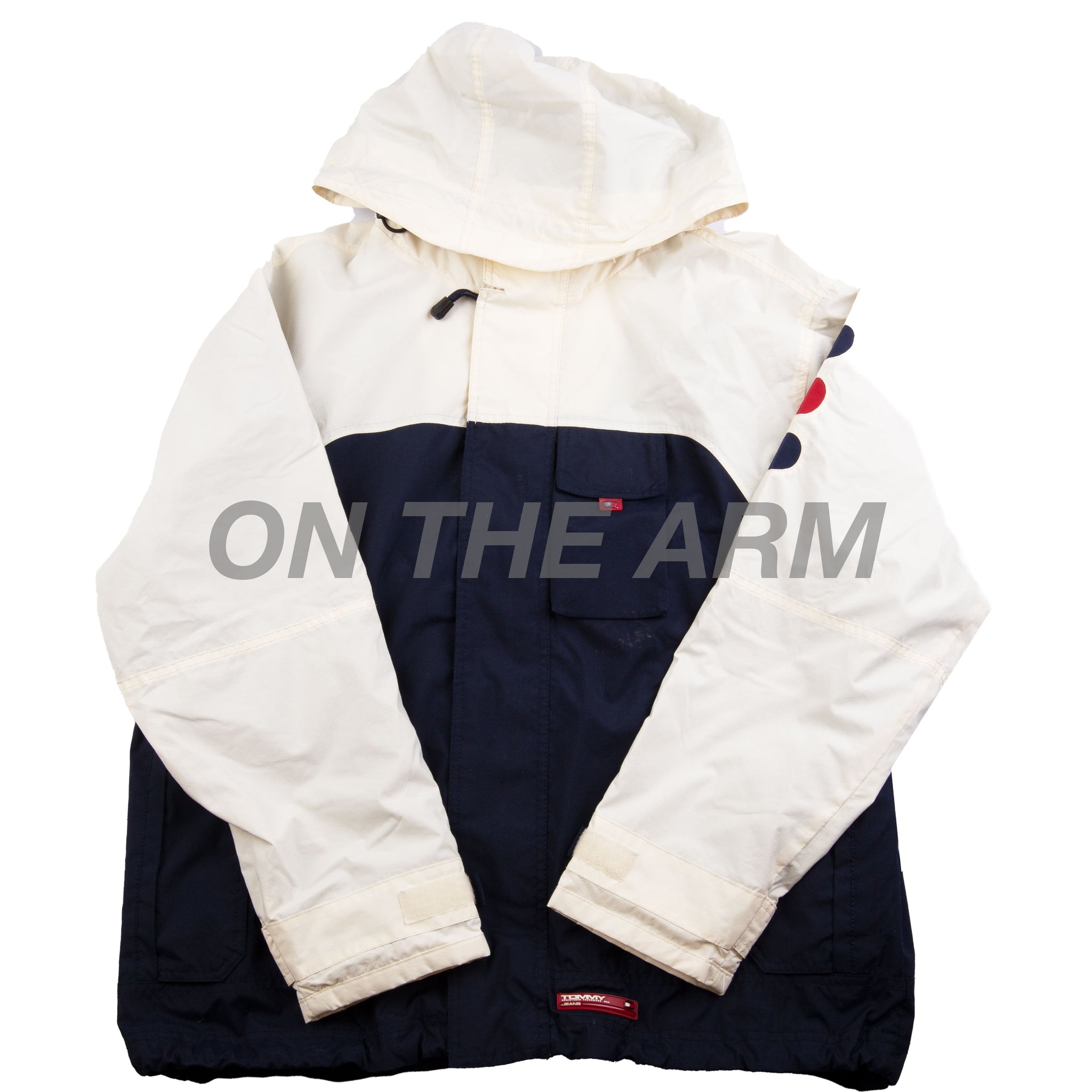 Vintage Navy/White Tommy Hilfiger Jacket