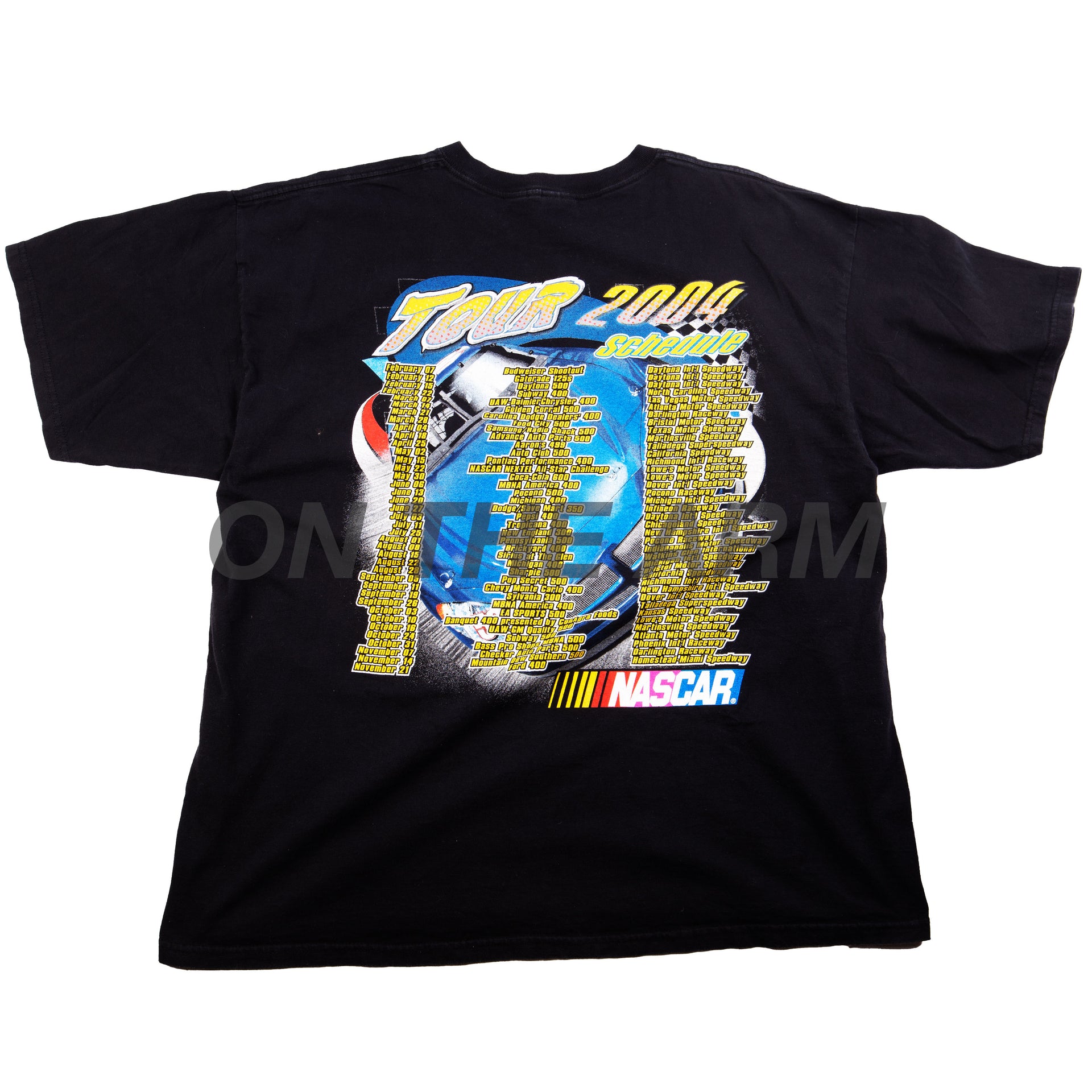 Vintage Black NASCAR Racing Tour Tee (2004)