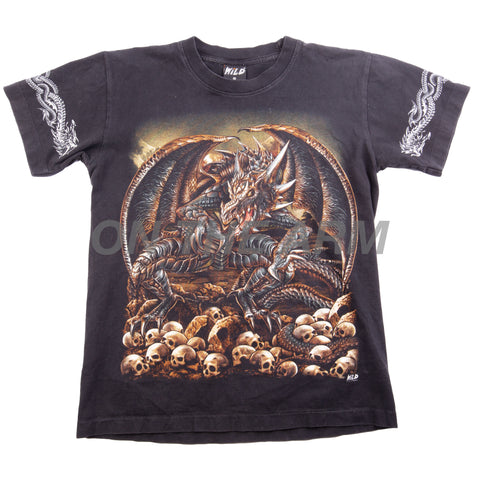 Vintage Black Dragon Tee