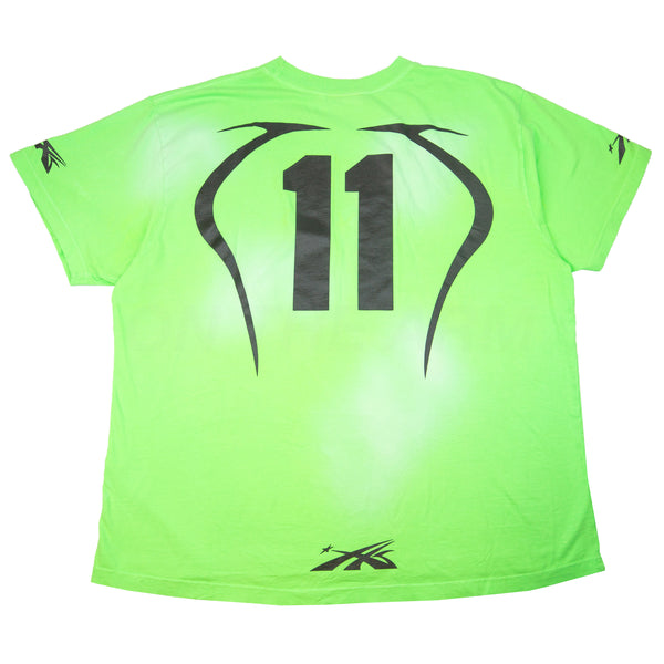 Hellstar Sports Green Warm Up Tee PRE-OWNED