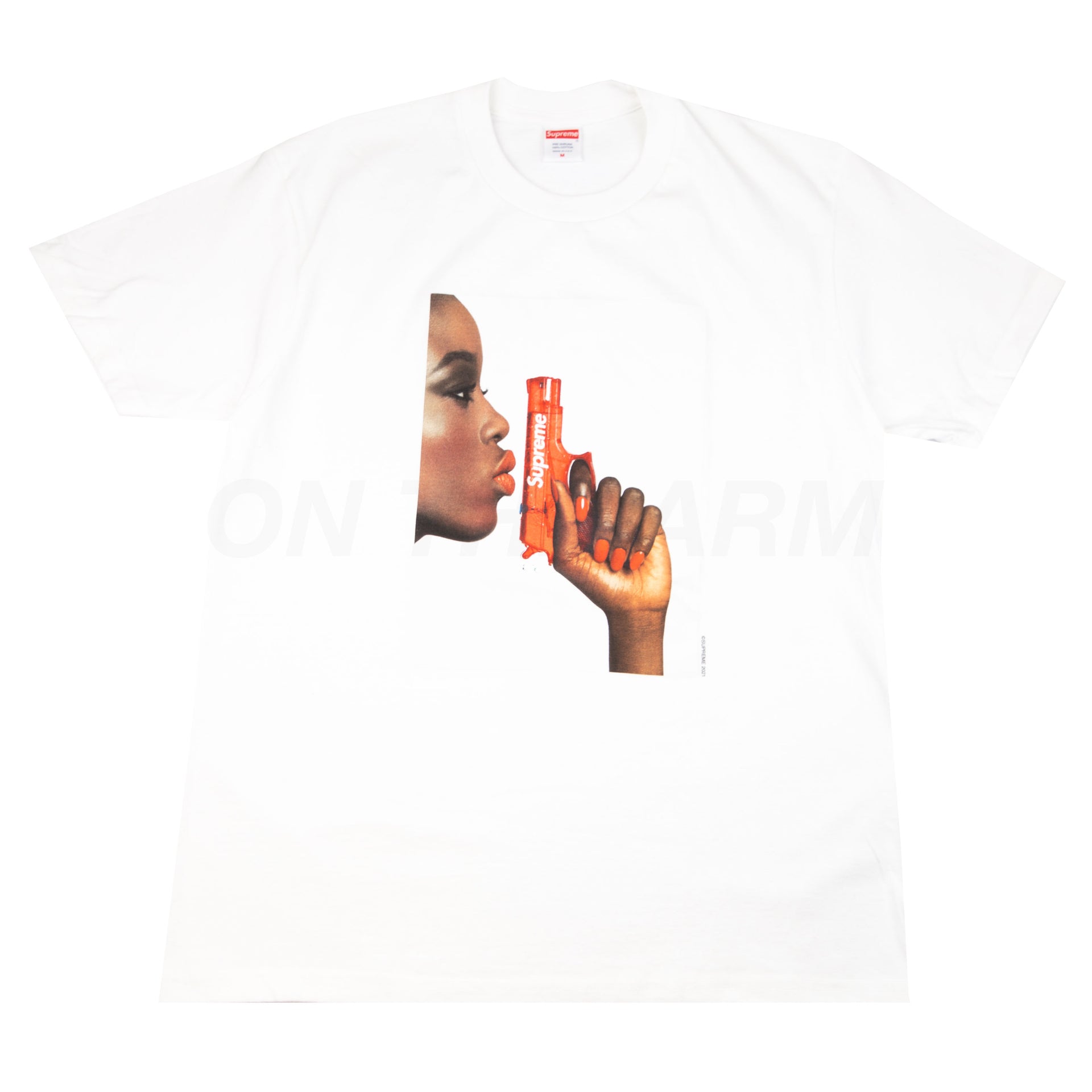 Supreme White Water Pistol Tee
