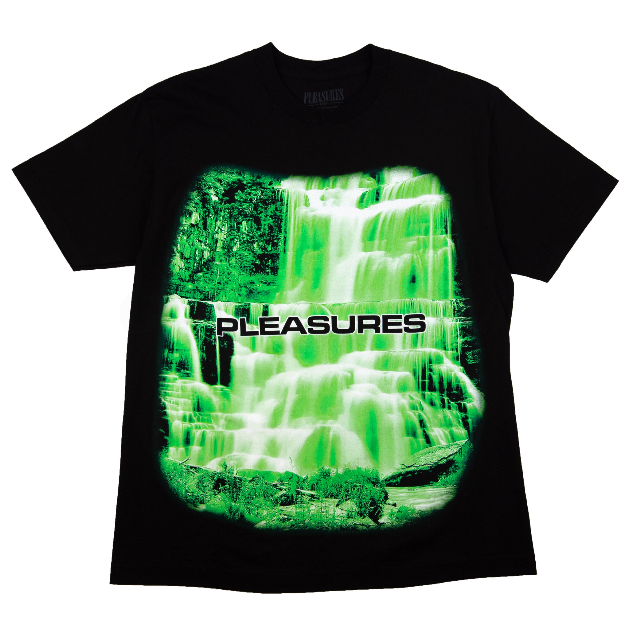 Pleasures Black Waterfall Tee PRE-OWNED