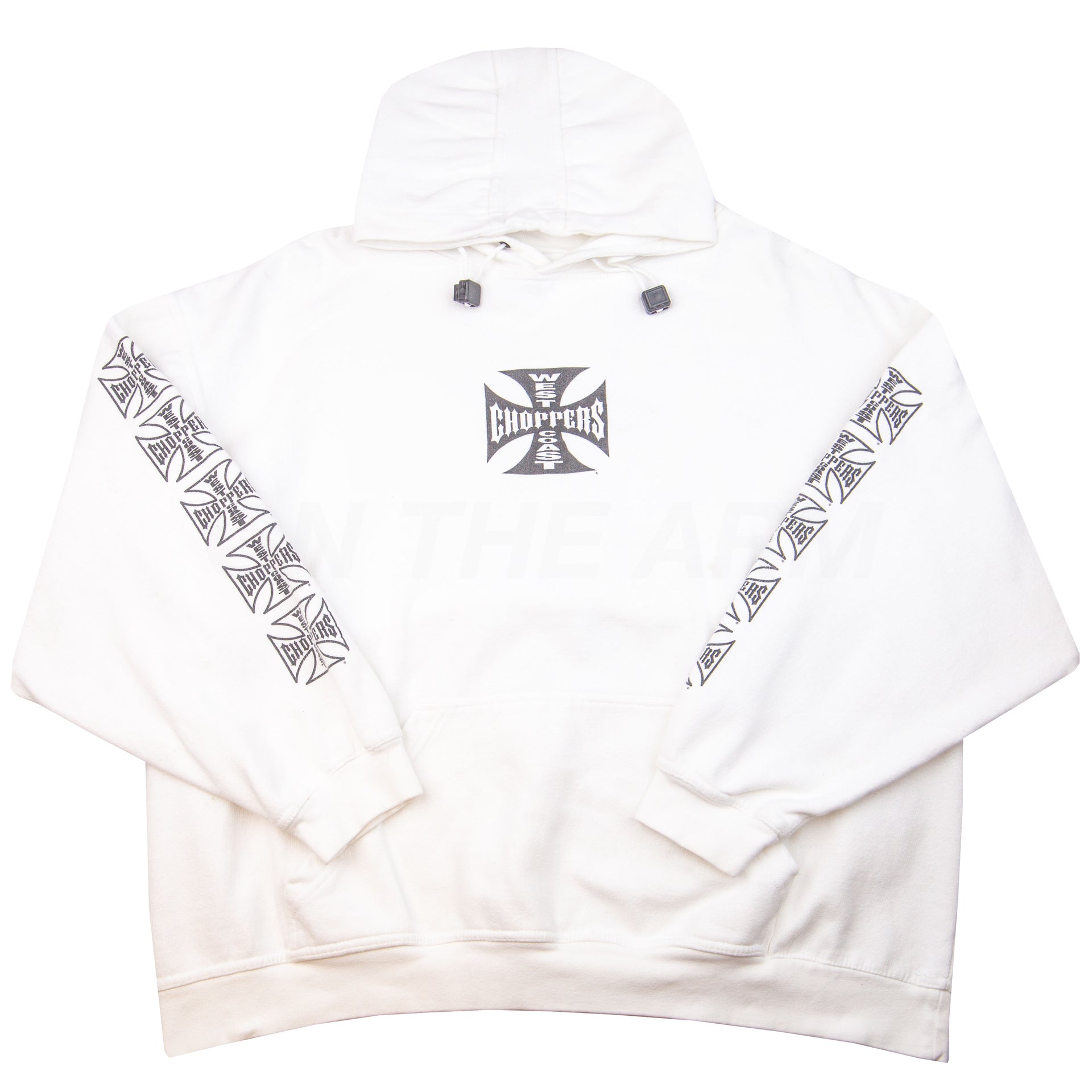 Vintage White West Coast Choppers Hoodie (2000's)