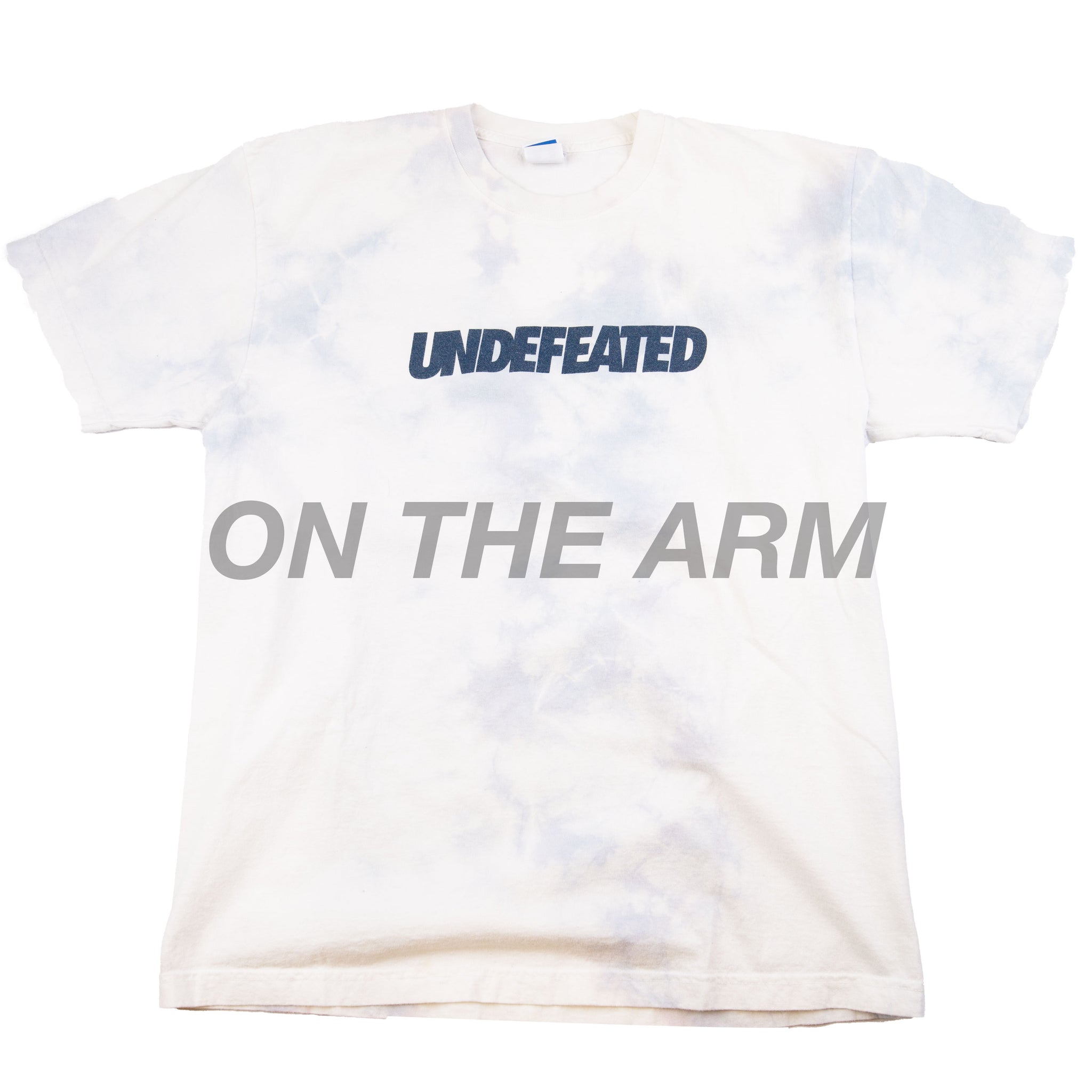 Undefeated White/Navy Dyed Tee PRE-OWNED