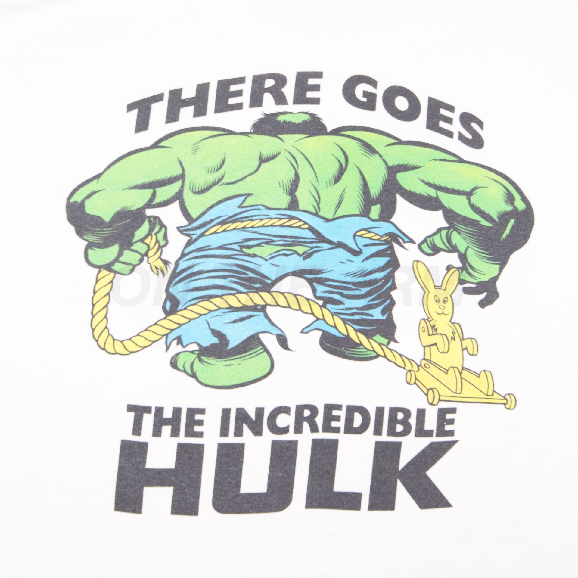 Vintage White Incredible Hulk Cast & Crew Tee (2001)