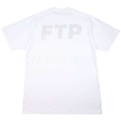 FTP White Rhinestone Tee