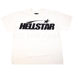Hellstar White Classic Logo Tee