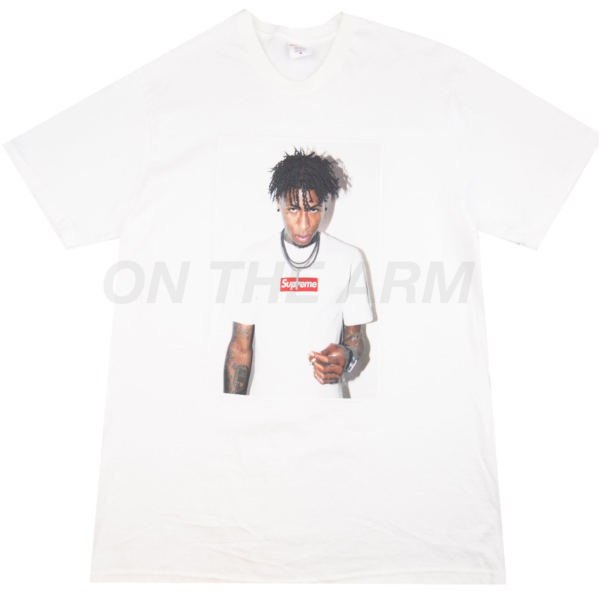 Supreme White NBA Youngboy Photo Tee