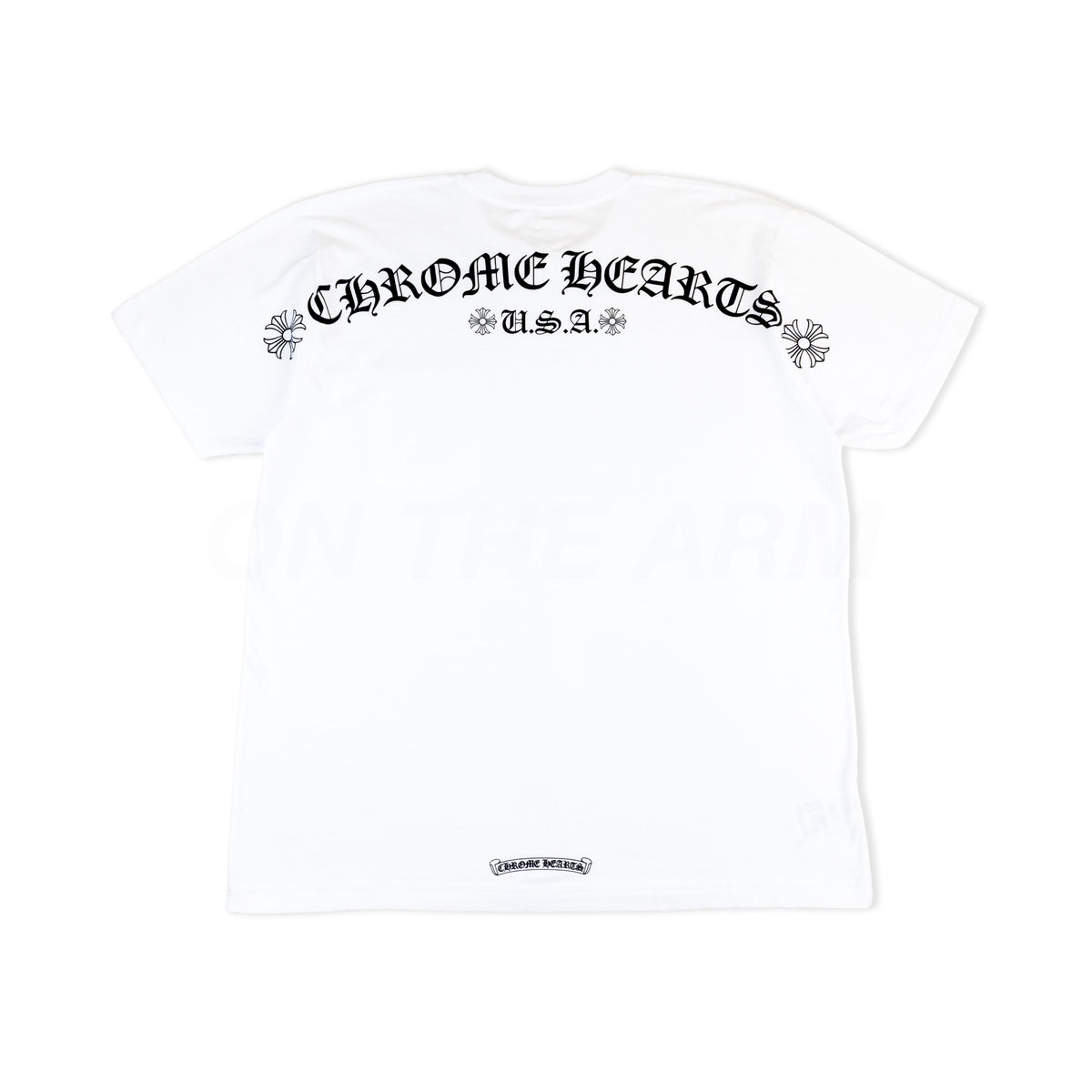 Chrome Hearts White USA Banner Tee