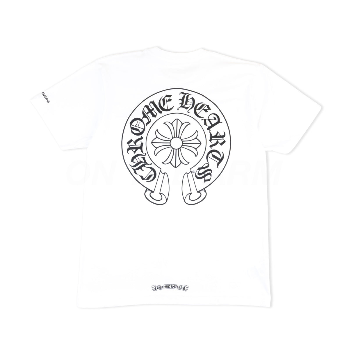Chrome Hearts White Horseshoe Pocket Tee