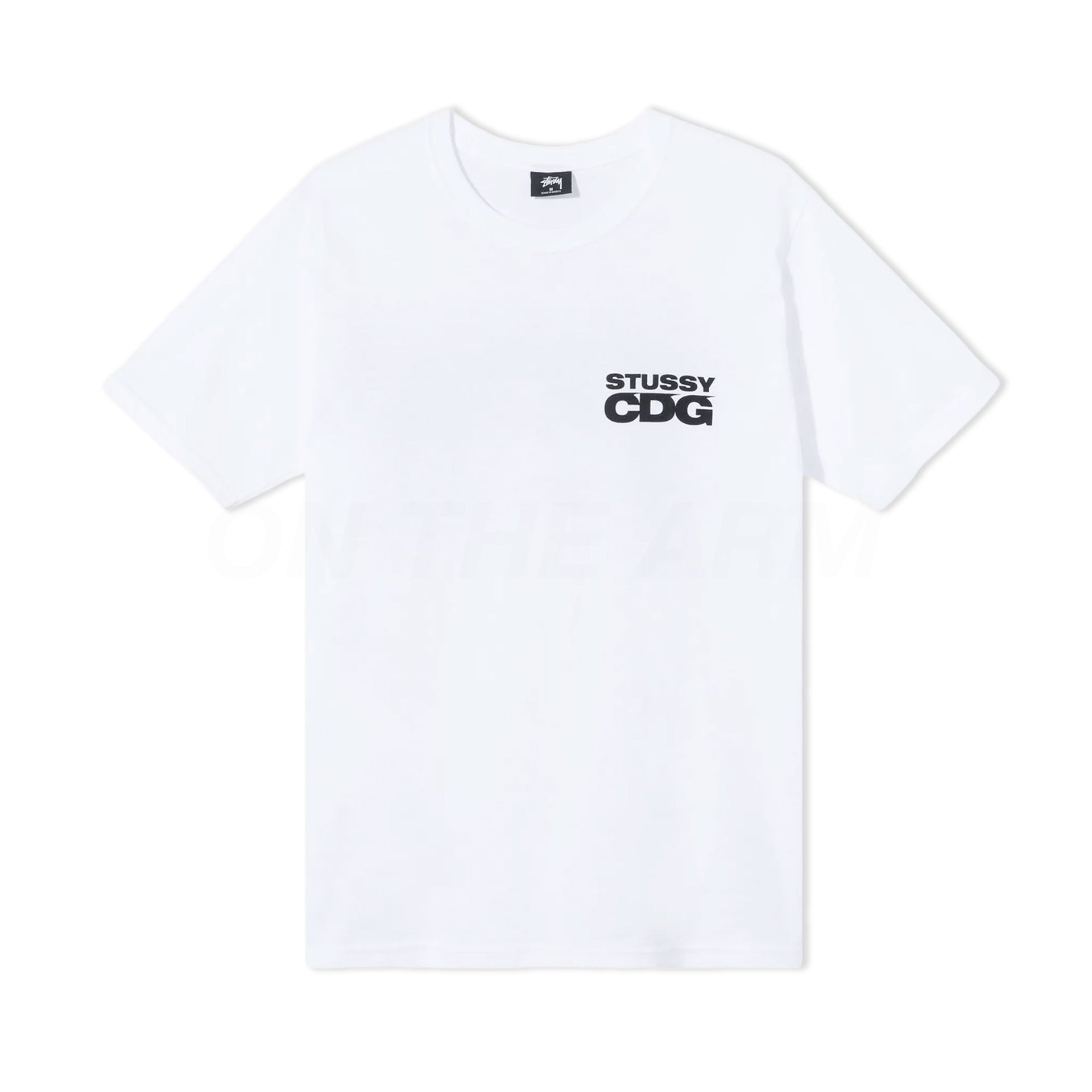 Stussy White CDG Surfwalk Tee