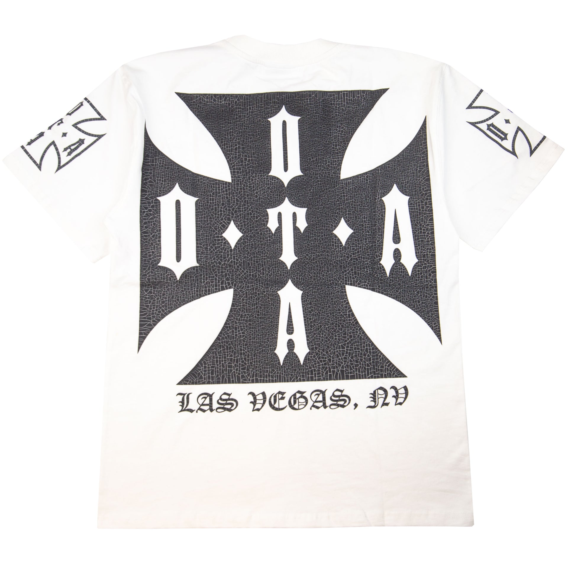 OTA White Iron Cross Pocket Tee