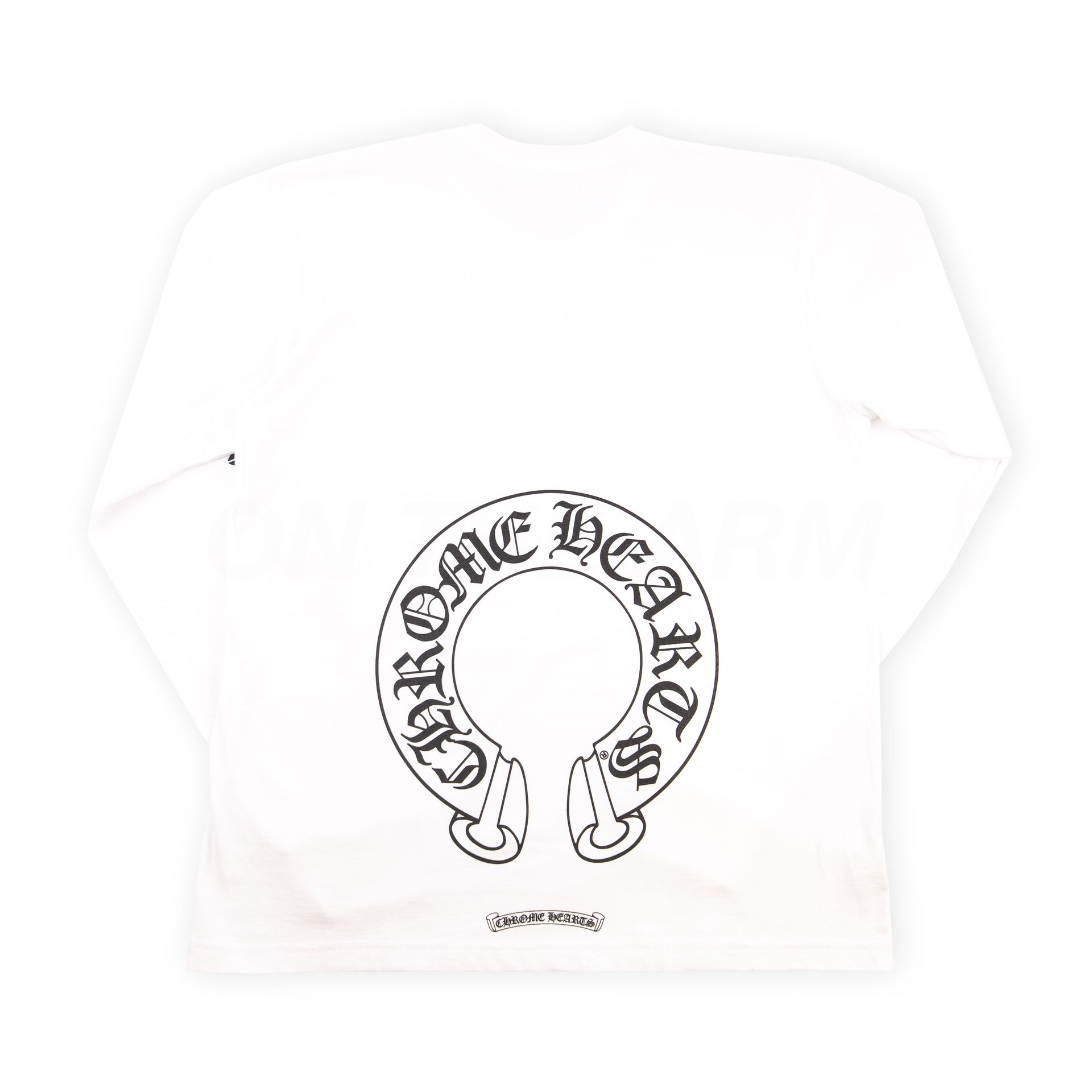 Chrome Hearts White Horseshoe L/S