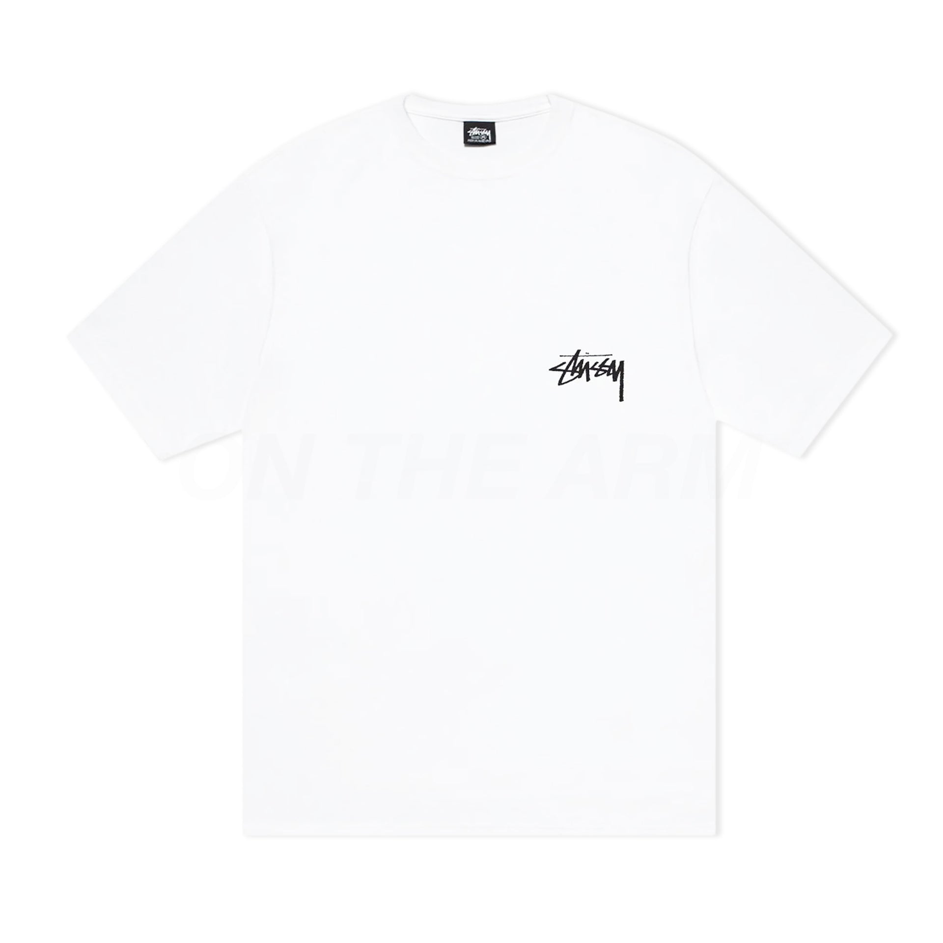 Stussy White Stock Dog Tee
