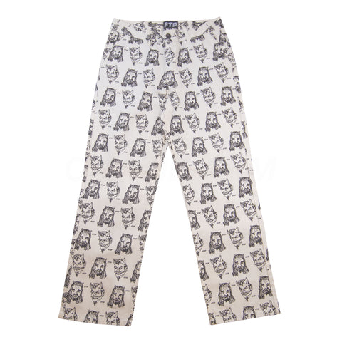 FTP White Jesus/Devil Pants PRE-OWNED