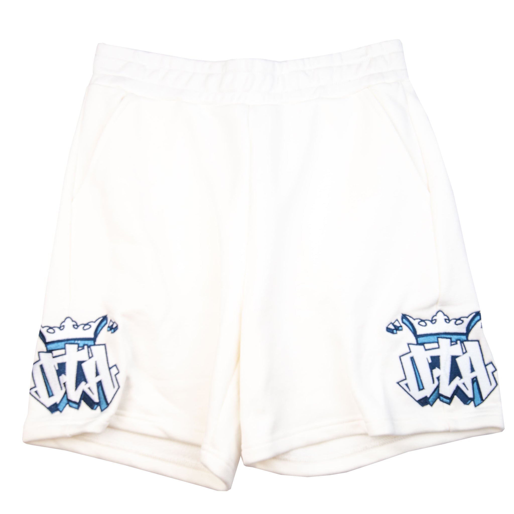 OTA White Gamebr8kr Sweatshorts