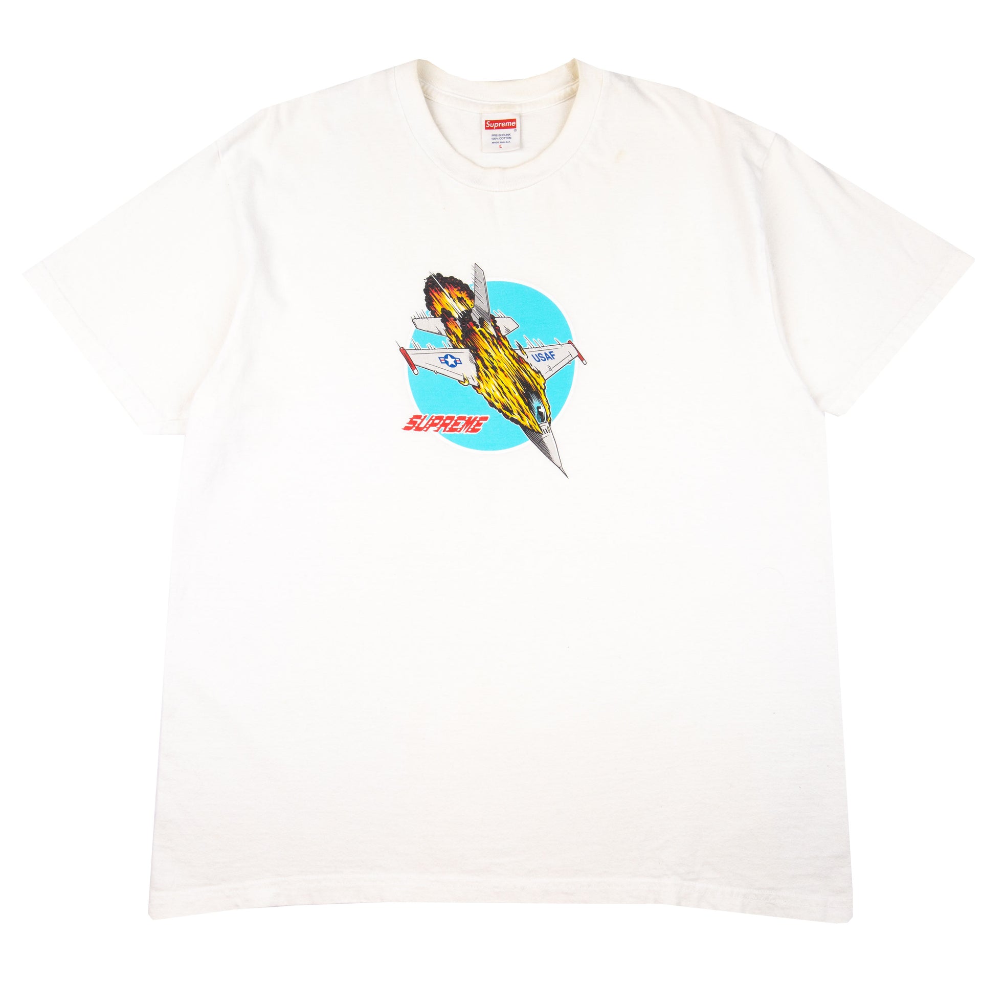 Supreme White Jet Tee PRE-OWNED
