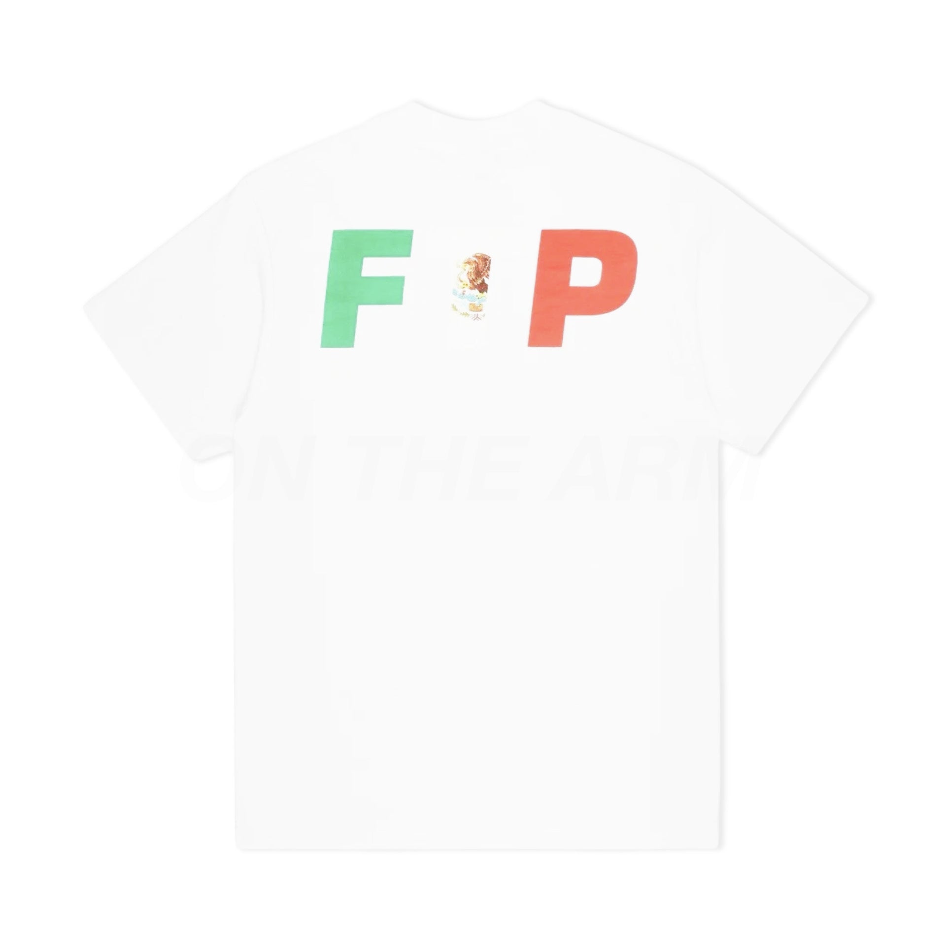 FTP White Mexico Flag Logo Tee
