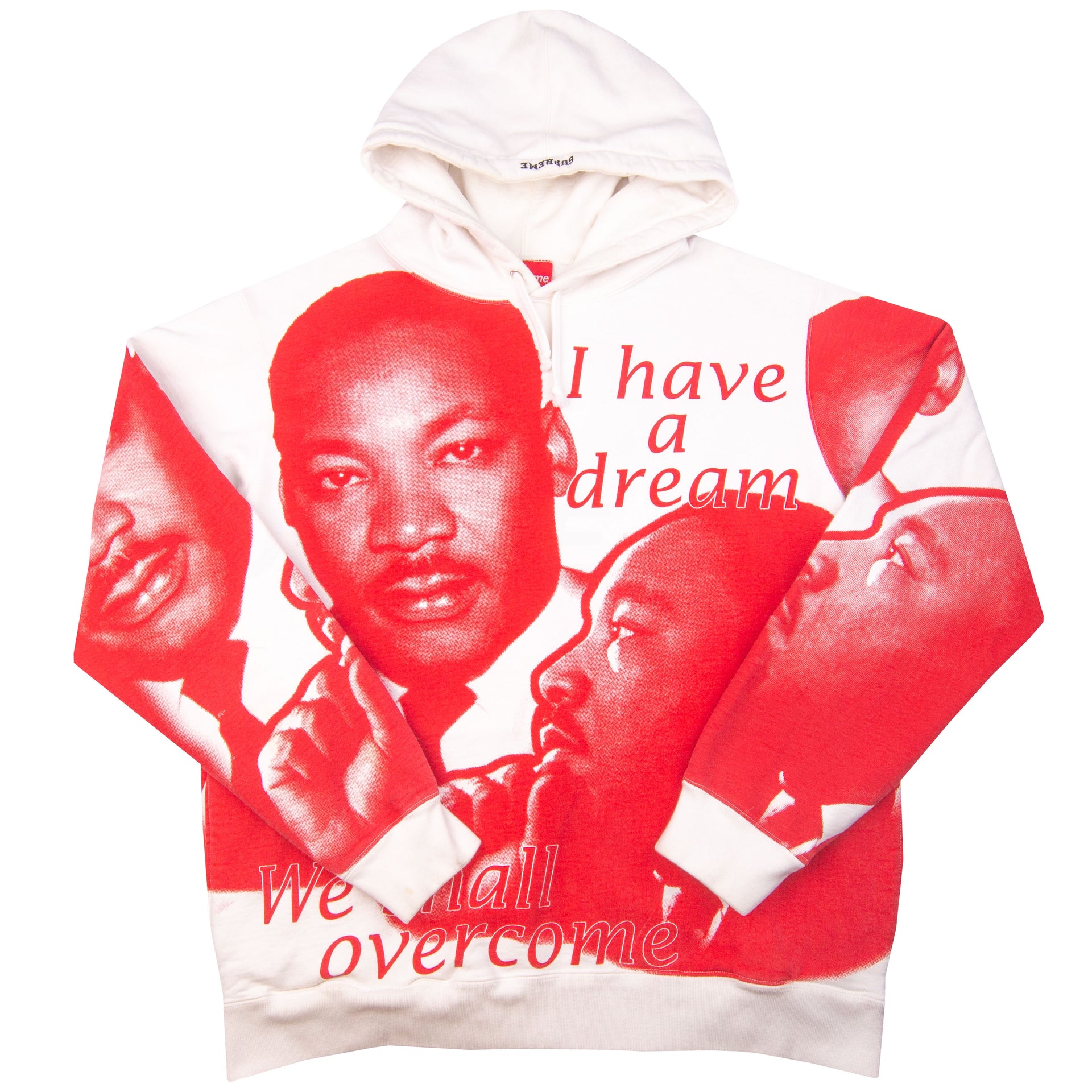 Supreme White MLK Hoodie PRE-OWNED
