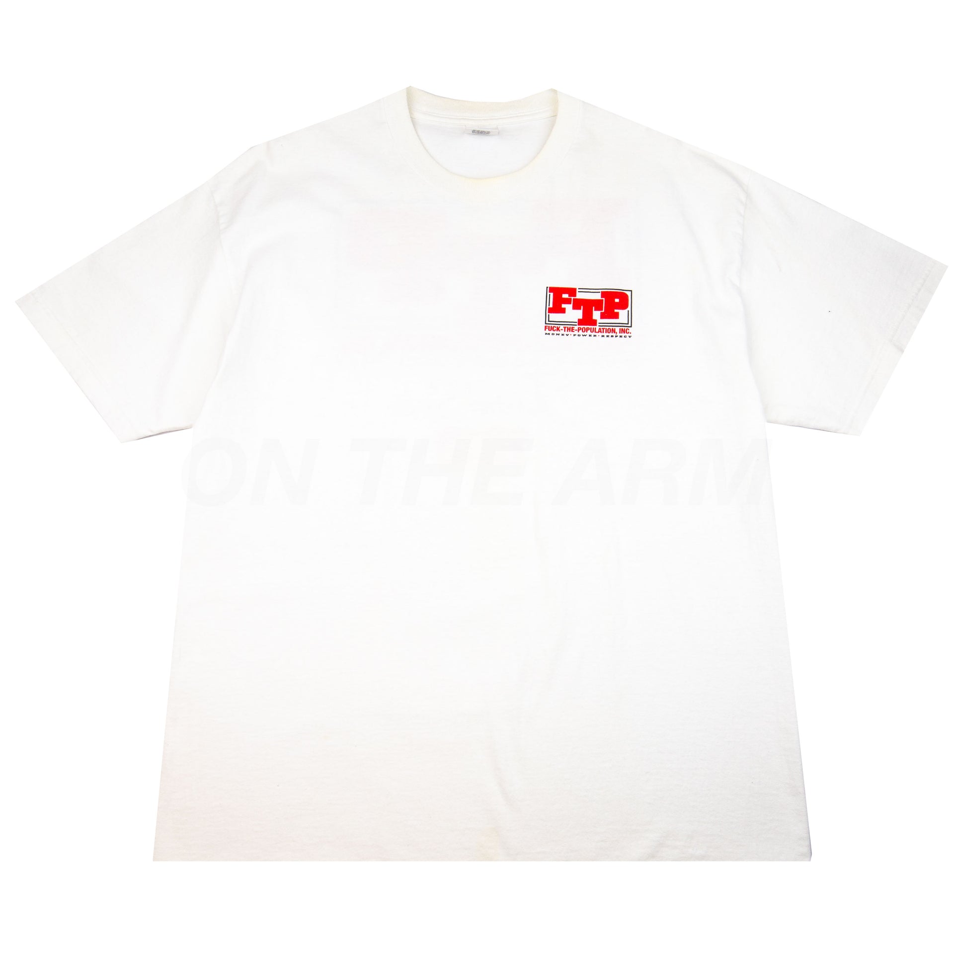 FTP White Money Power Respect Tee PRE-OWNED