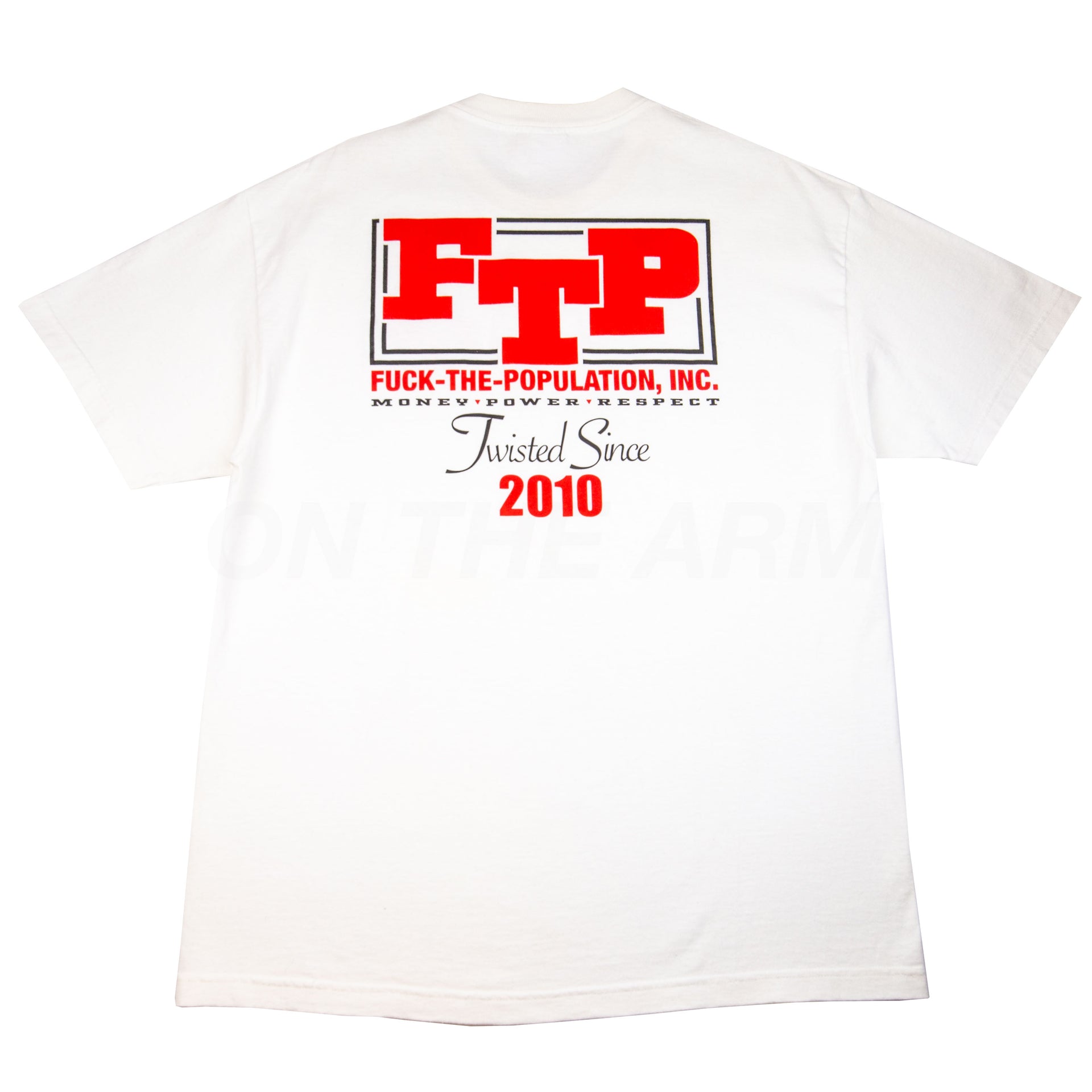 FTP White Money Power Respect Tee PRE-OWNED