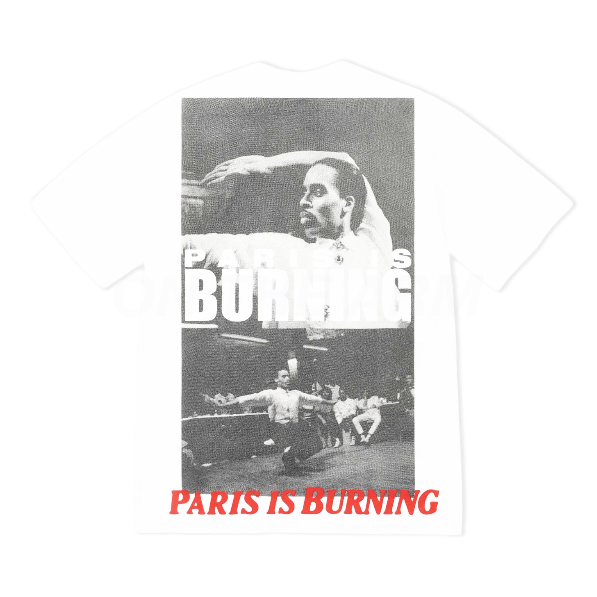 Supreme White Paris Is Burning Tee