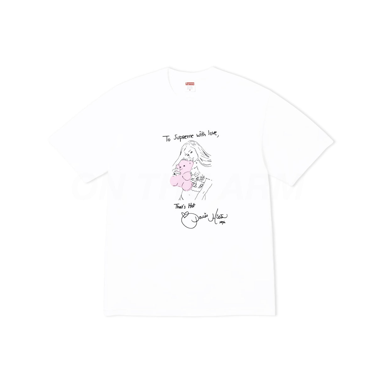 Supreme White Paris Tee
