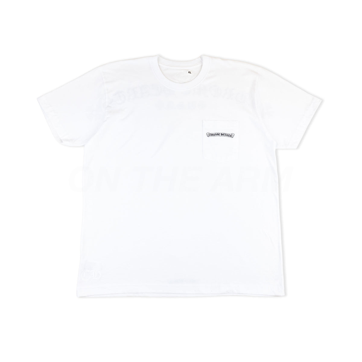 Chrome Hearts White USA Banner Tee