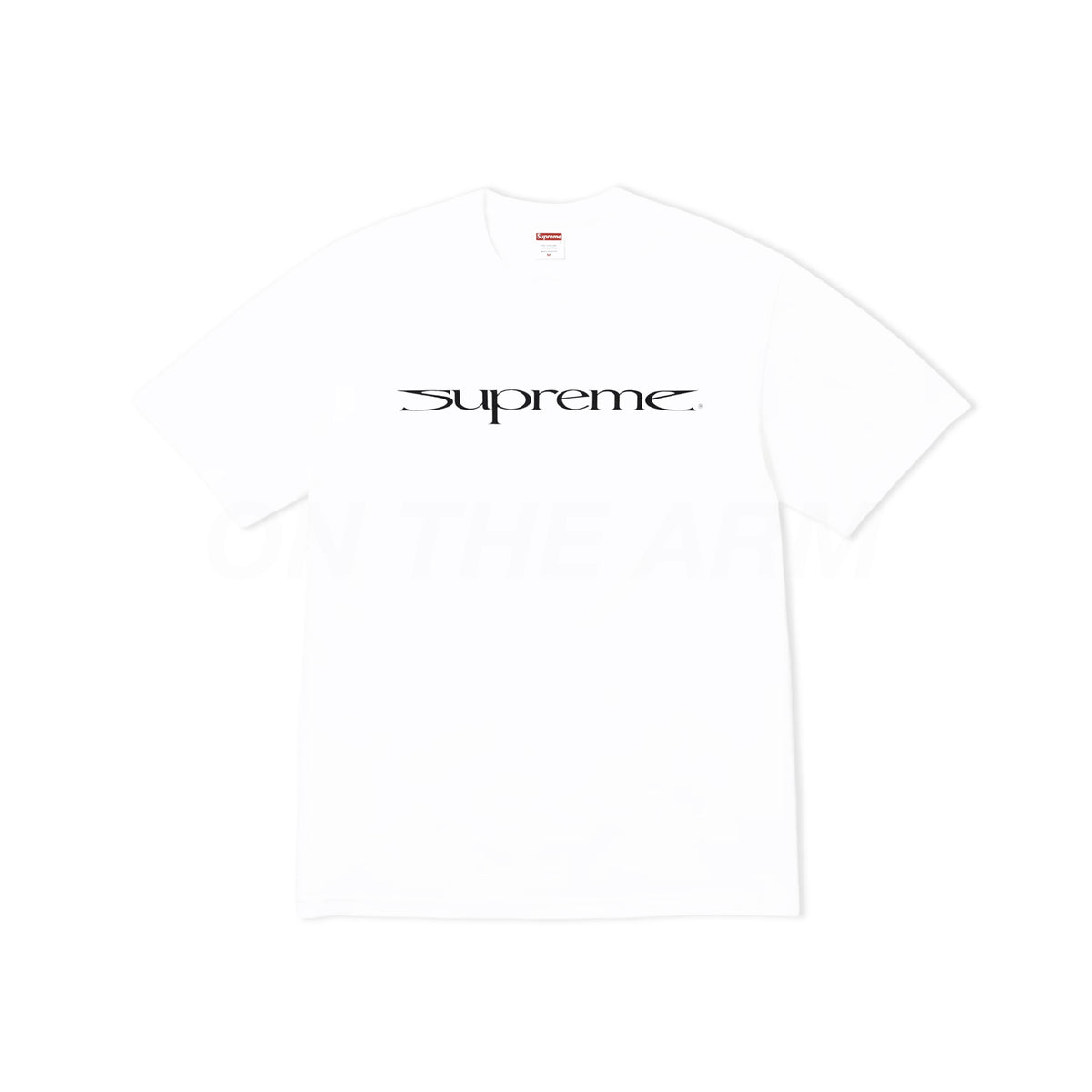 Supreme White Sharp Tee