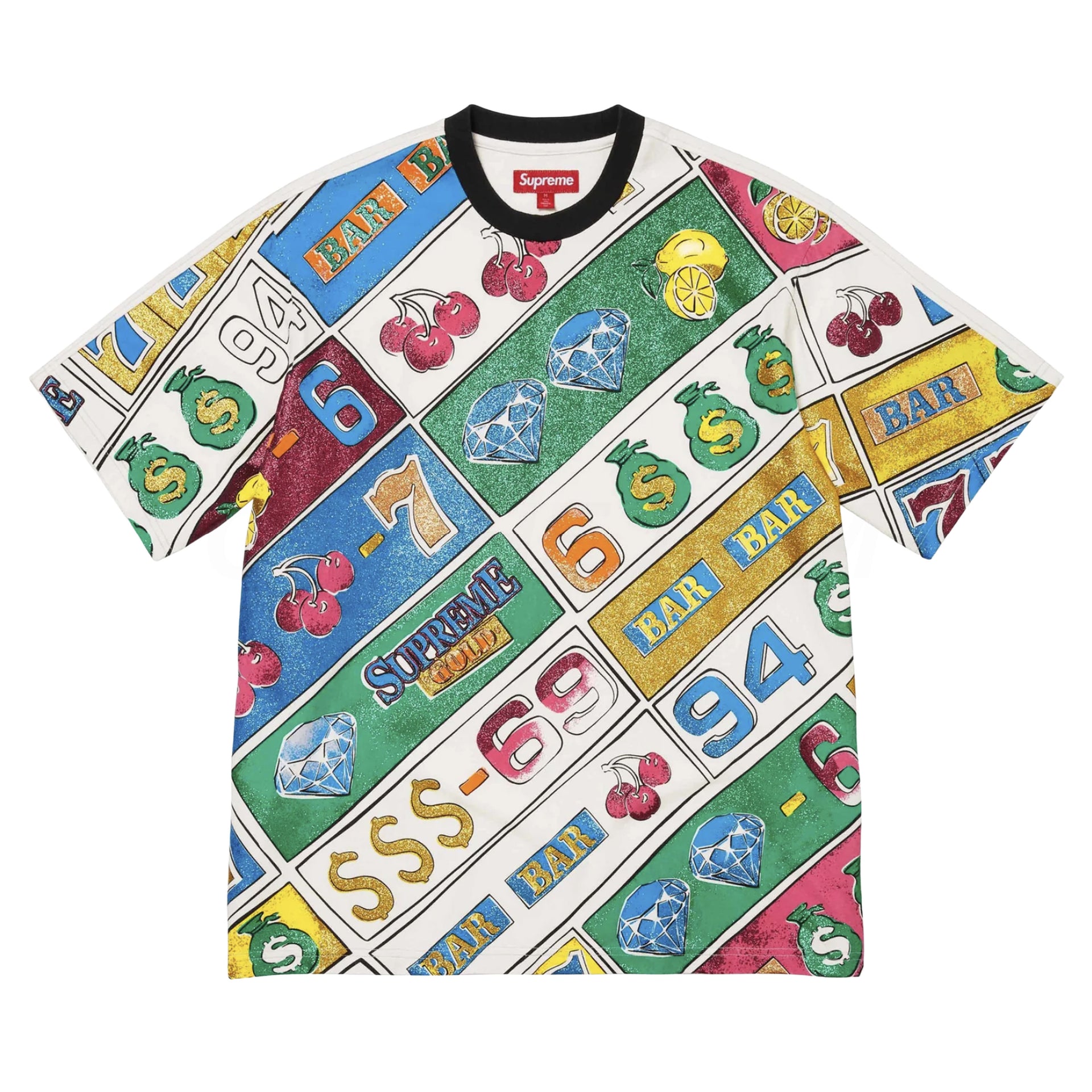 Supreme White Slot Machine S/S Top