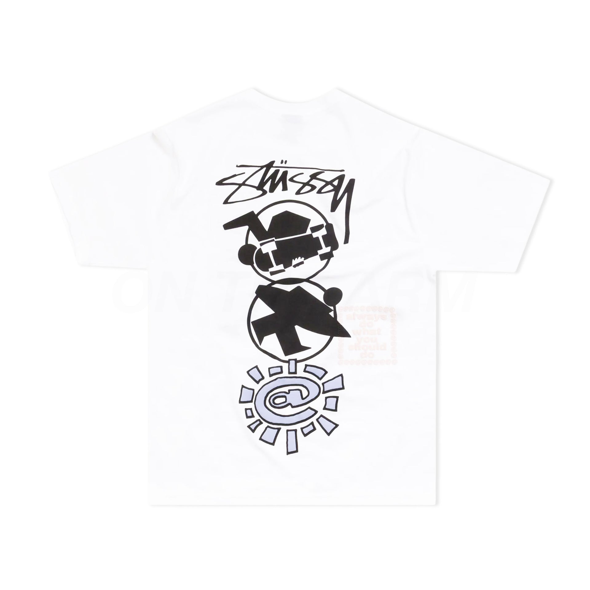Stussy White Always Stack Tee