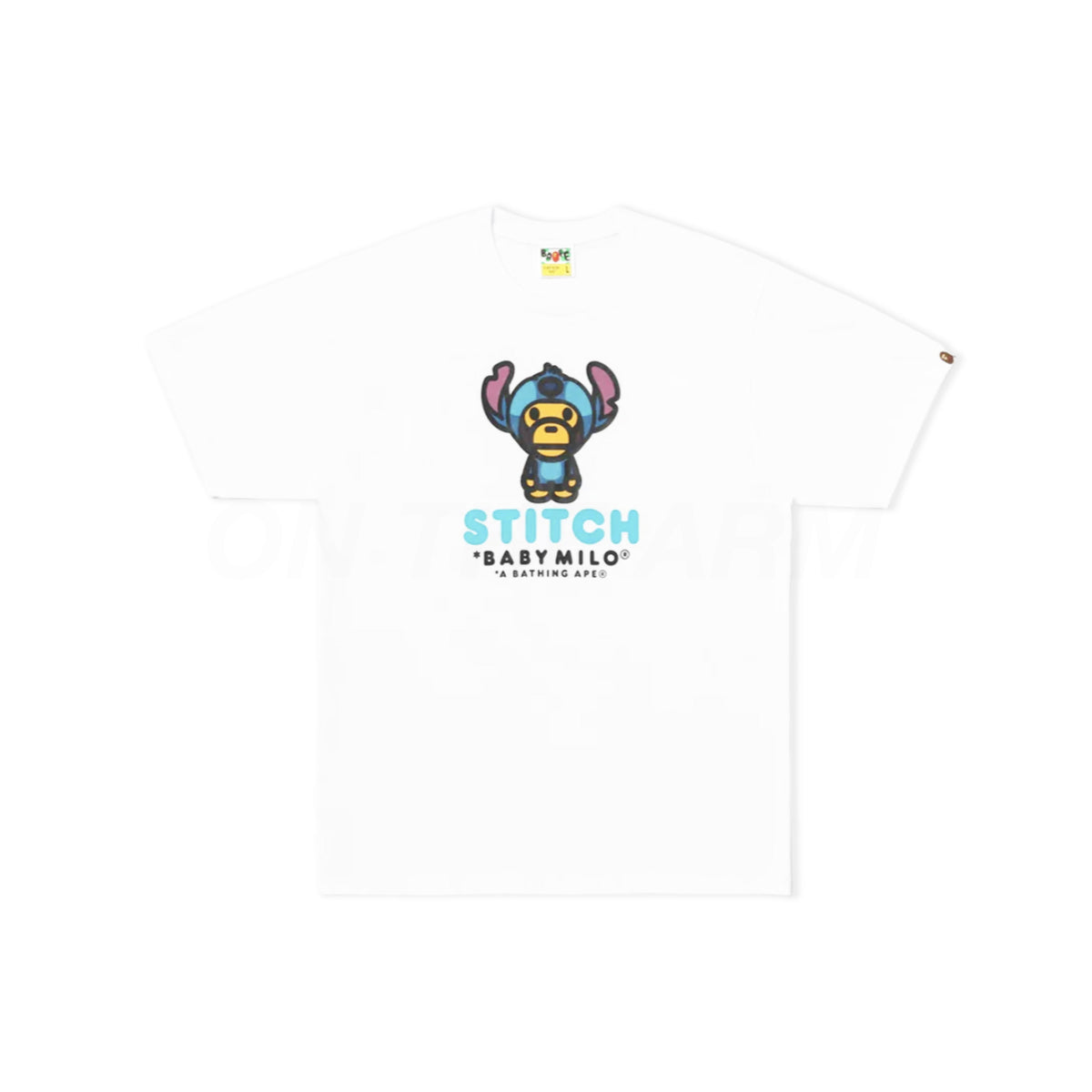 Bape White Stitch Baby Milo Tee