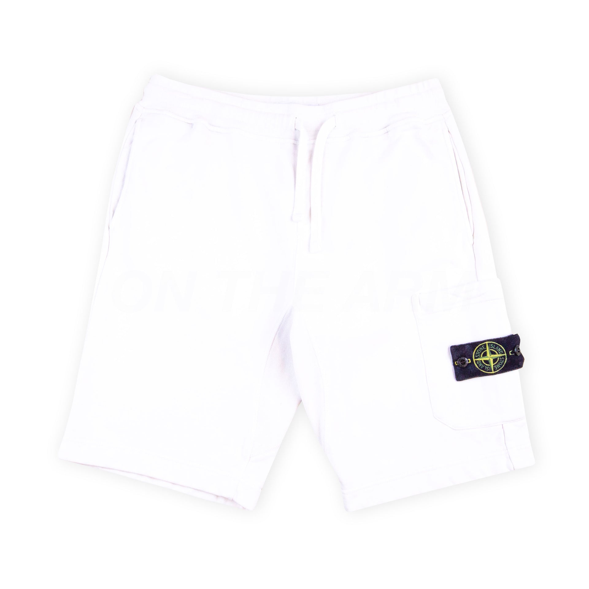 Stone Island White Badge Shorts PRE-OWNED