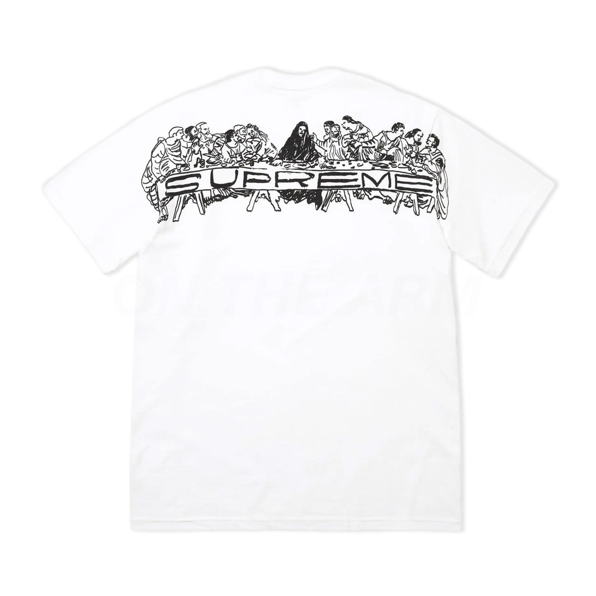 Supreme White Supper Tee