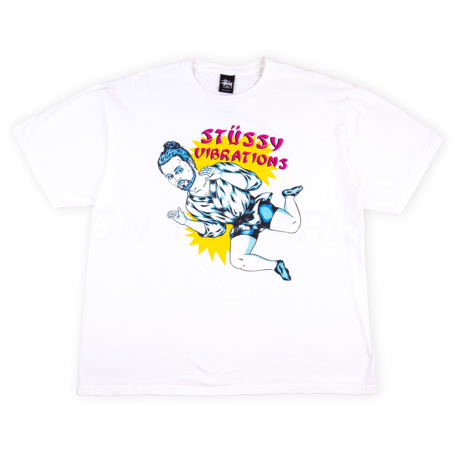 Stussy White Vibrations Tee PRE-OWNED
