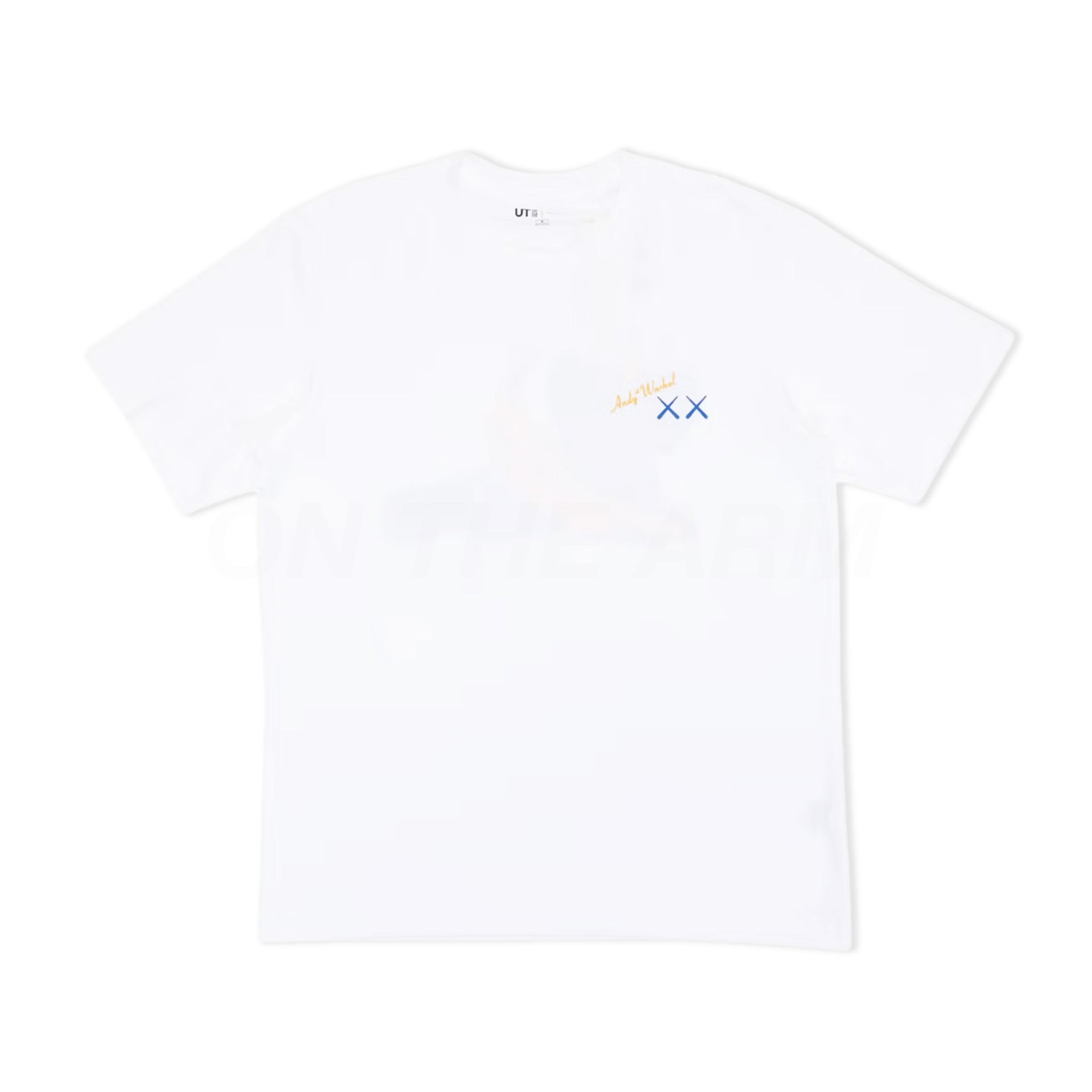 Uniqlo White Warhol Kaws Banana Tee
