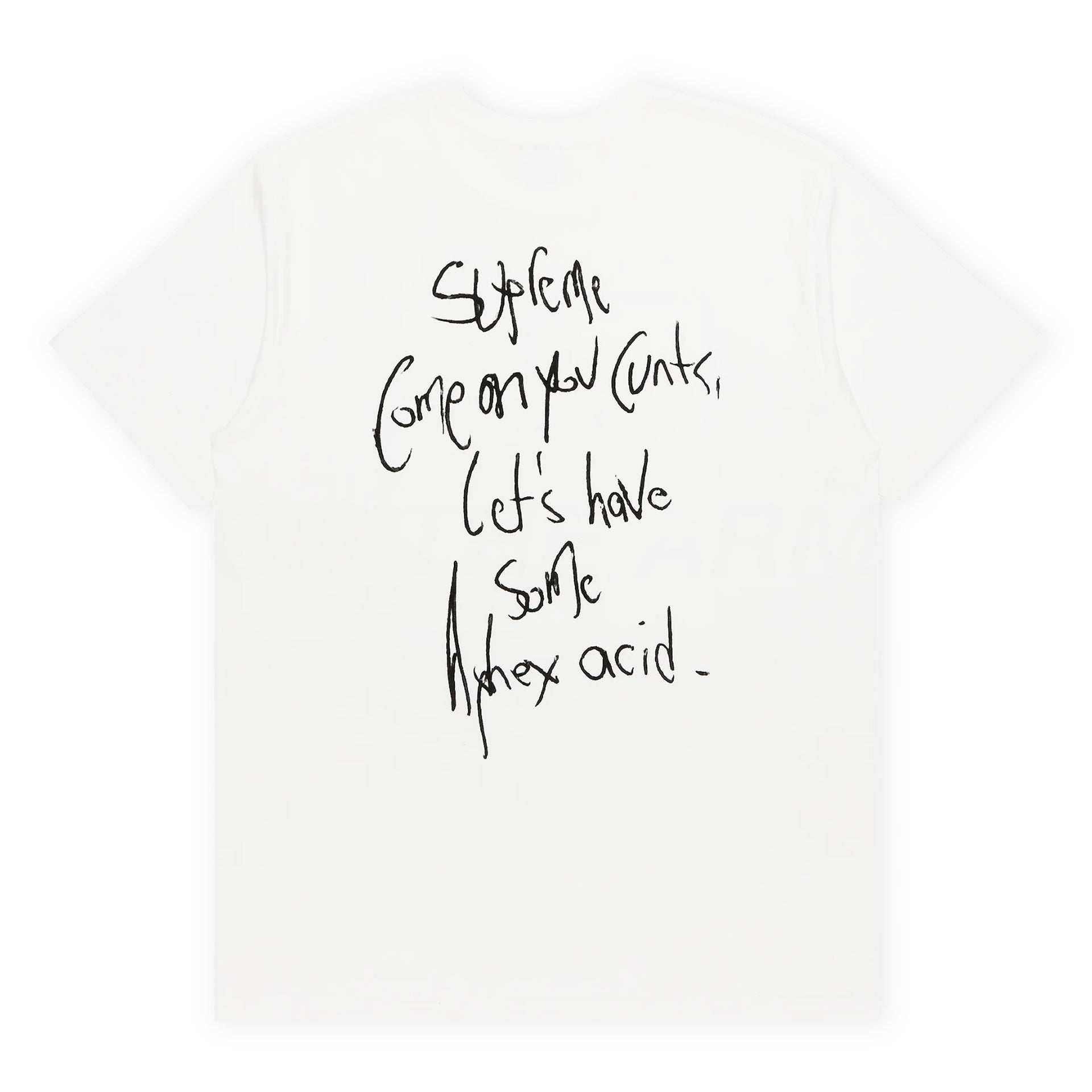 Supreme White Aphex Twin Windowlicker Tee