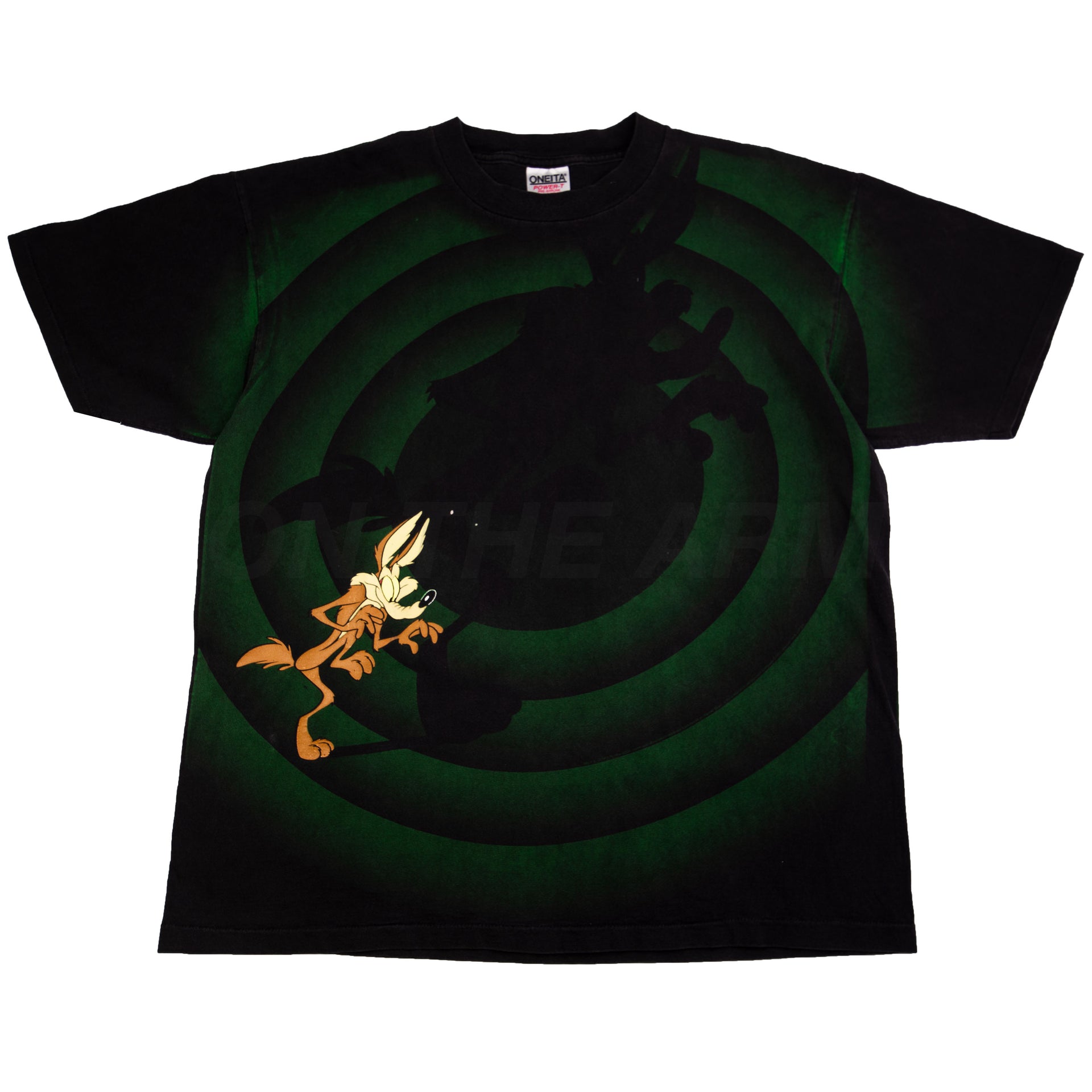 Vintage Black Looney Tunes Wile E Coyote Tee (1990's)