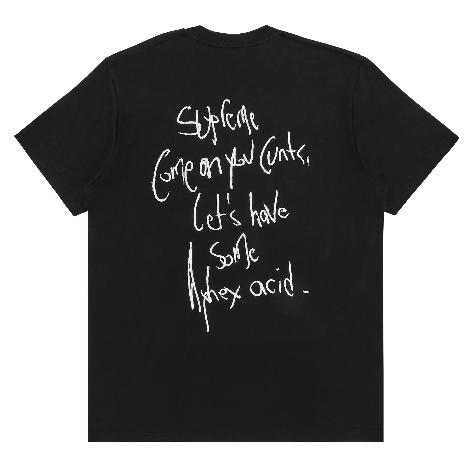 Supreme Black Aphex Twin Windowlicker Tee