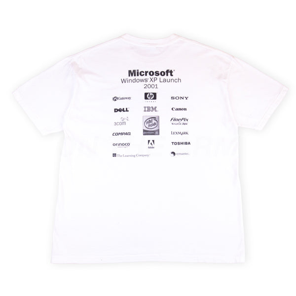 Vintage White Windows XP Launch Tee (2001)