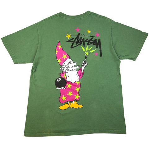 Stussy Green Wizard Tee PRE-OWNED