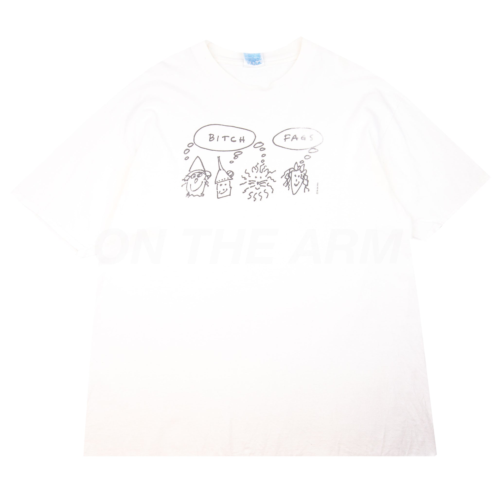 Vintage White Wizard Of Oz Parody Tee (1994)