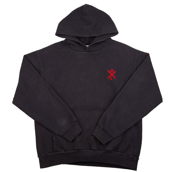 Warren Lotas Washed Black Jason Vorhees Hoodie PRE-OWNED