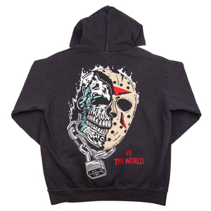 Warren Lotas Washed Black Jason Vorhees Hoodie PRE-OWNED