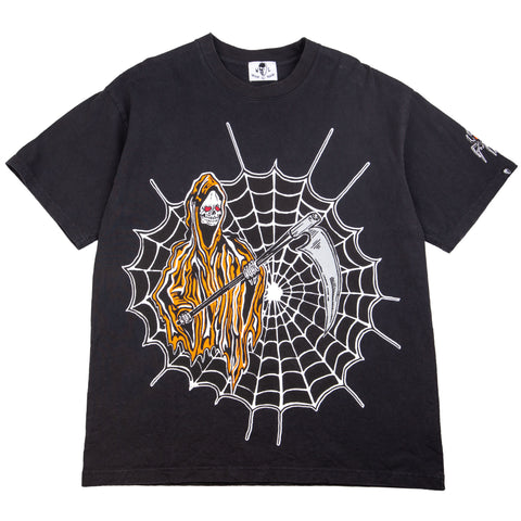 Warren Lotas Black Web Reaper Tee PRE-OWNED