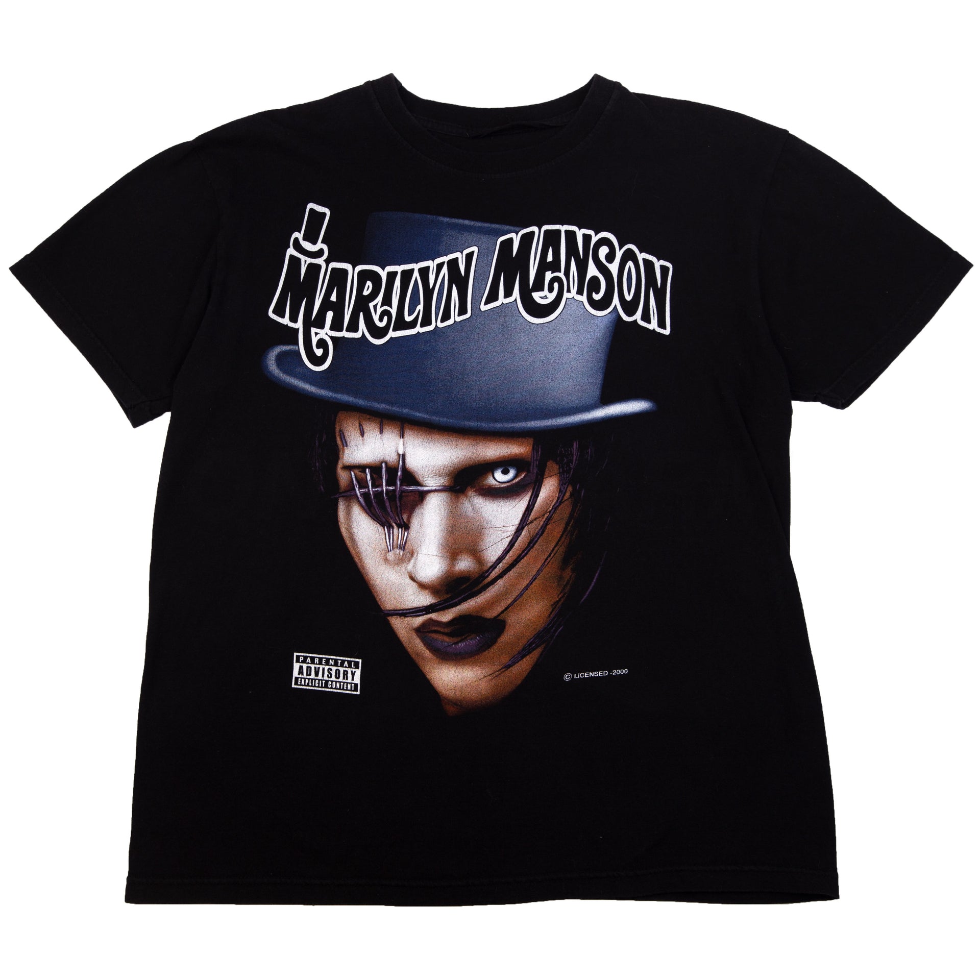 Vintage Black Marilyn Manson Wonka Tee (2000)