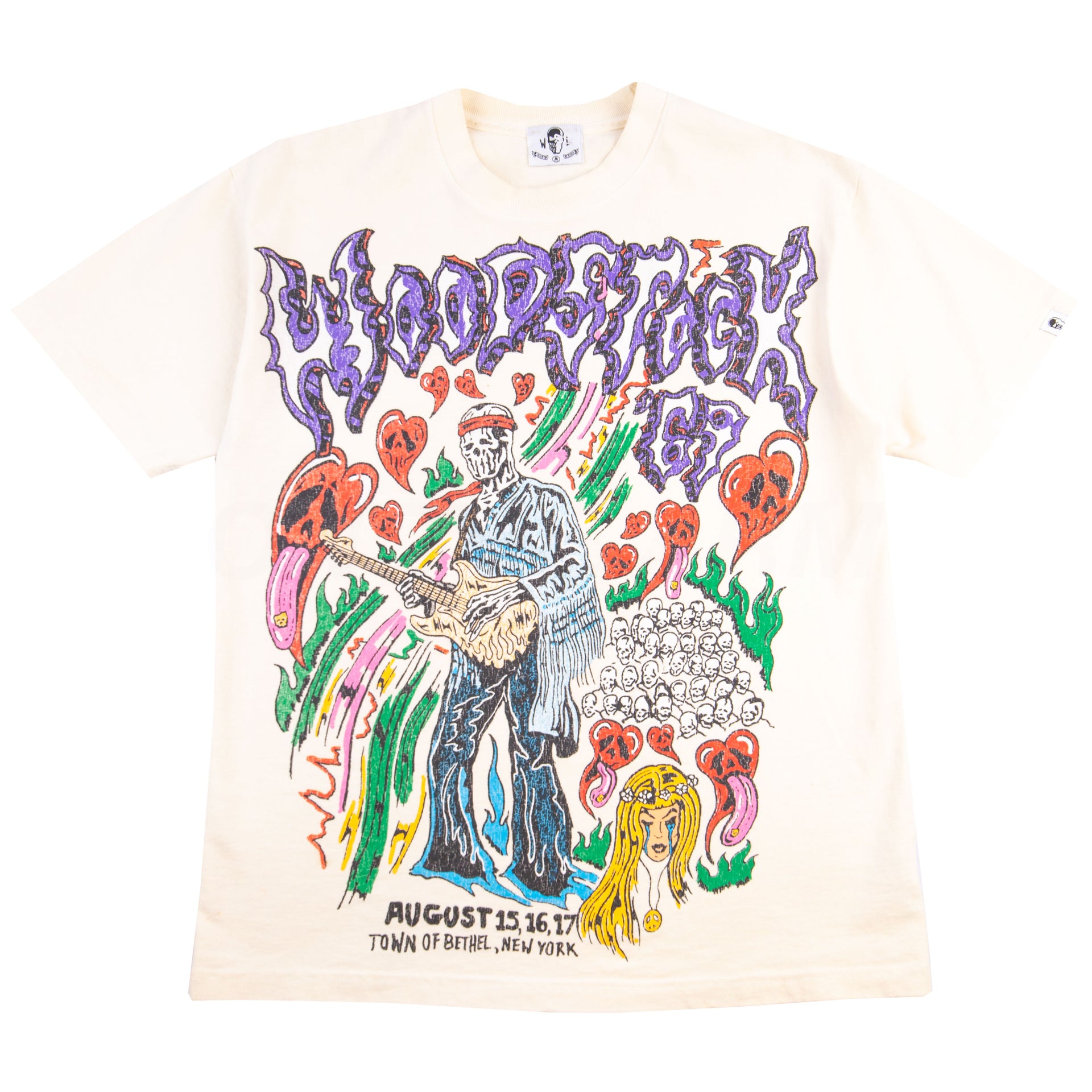 Warren Lotas Natural Woodstock Tee PRE-OWNED