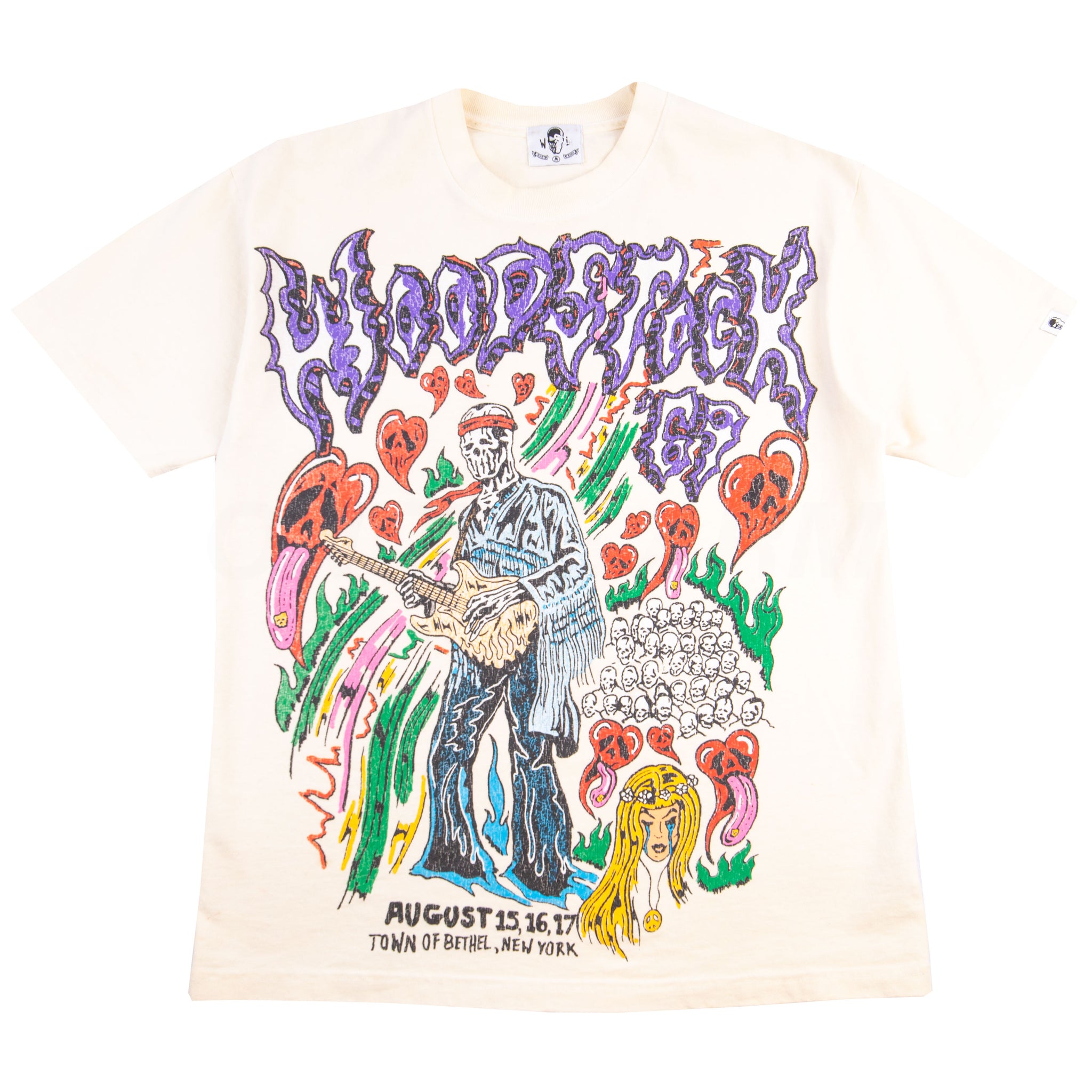 Warren Lotas Natural Woodstock Tee PRE-OWNED